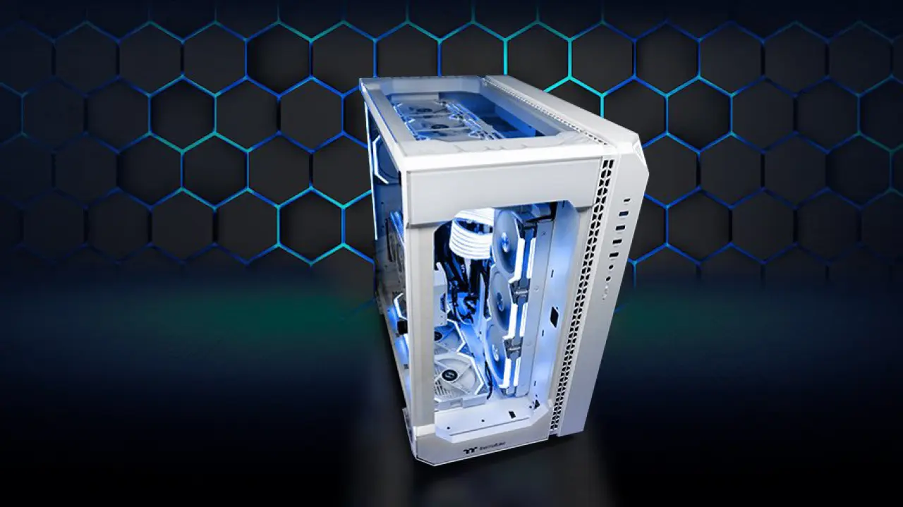 PC Movecenter Thermaltake View 51 Tempered Glass Snow ARGB