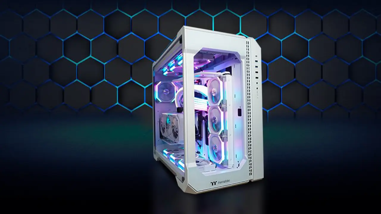 PC Movecenter Thermaltake View 51 Tempered Glass Snow ARGB