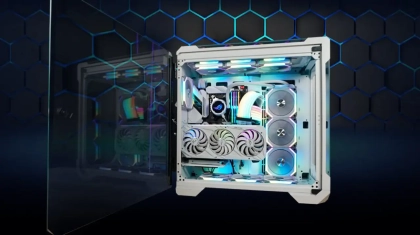 PC Movecenter Thermaltake View 51 Tempered Glass Snow ARGB