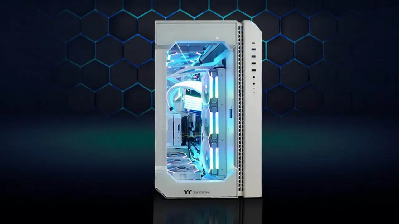 PC Movecenter Thermaltake View 51 Tempered Glass Snow ARGB