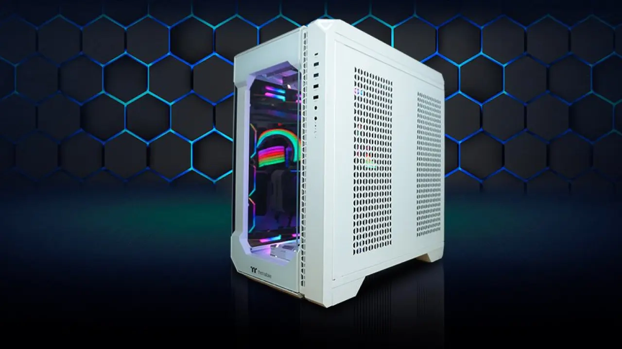 PC Movecenter Thermaltake View 51 Tempered Glass Snow ARGB