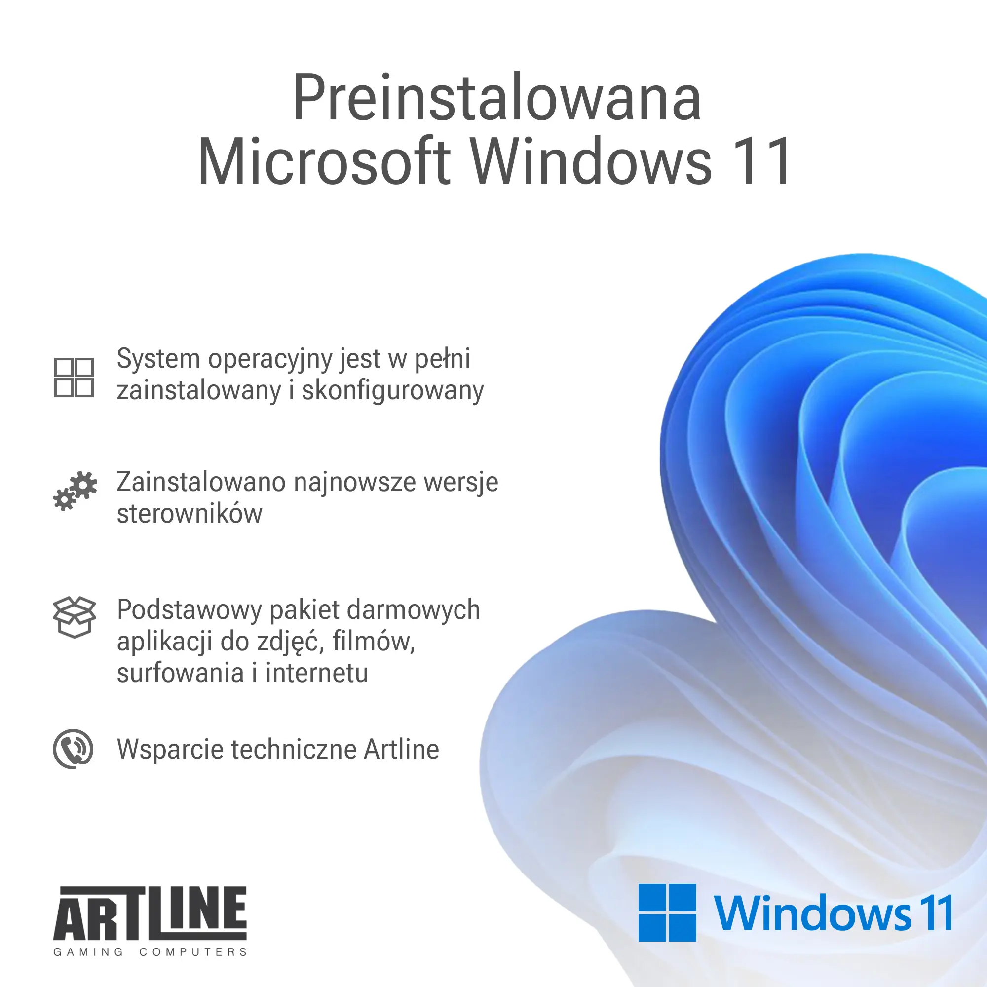 Monoblok biurowy ARTLINE Business G41 i3 12100  G40Fix 23.8" IPS FullHD324Win cena - zdjęcie 2