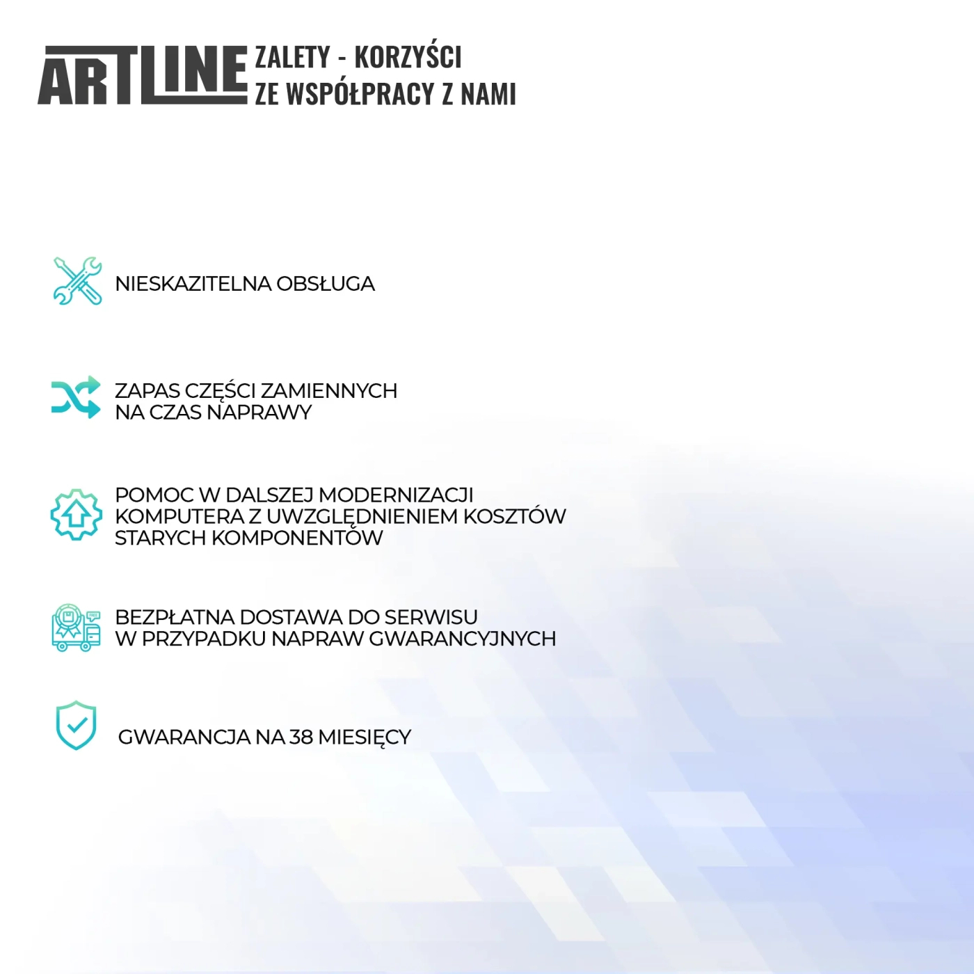Monoblok biurowy ARTLINE Business M63 i3 12100 D4 23.8" IPS FullHD164 cena - zdjęcie 4