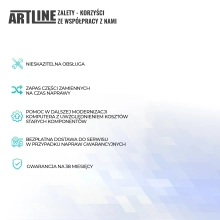 Komputer gamingowy ARTLINE Gaming X45 Ryzen 5 5500 RTX 3050 8GB CR1641 cena - zdjęcie 8