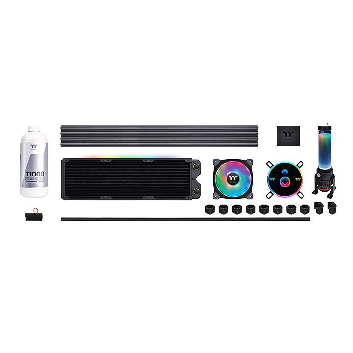 Zestaw montażowy Thermaltake Pacific CL360 Max/CL360mm/Hard Tube/przezroczysty płyn chłodzący cena - zdjęcie 0
