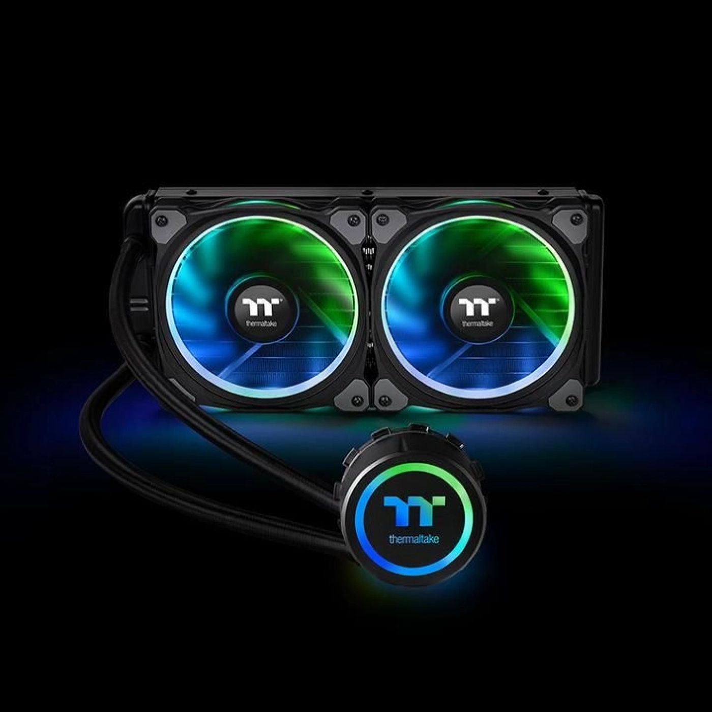 System chłodzenia cieczą Thermaltake Floe Riing RGB 240 TT Premium Edition (CL-W157-PL12SW-A) cena - zdjęcie 4
