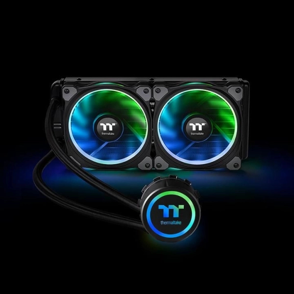 System chłodzenia cieczą Thermaltake Floe Riing RGB 240 TT Premium Edition (CL-W157-PL12SW-A) cena - zdjęcie 4