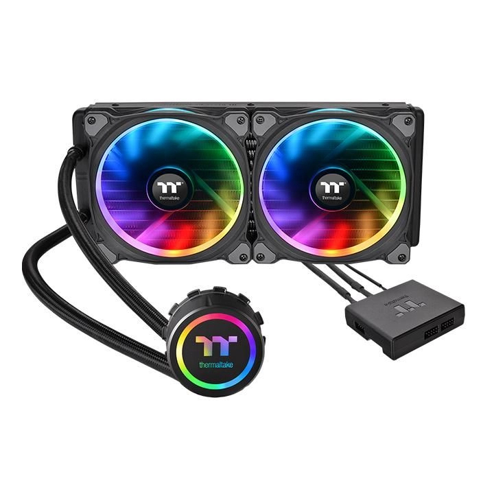 System chłodzenia cieczą Thermaltake Floe Riing RGB 280 TT Premium Edition (CL-W167-PL14SW-A) cena - zdjęcie 0