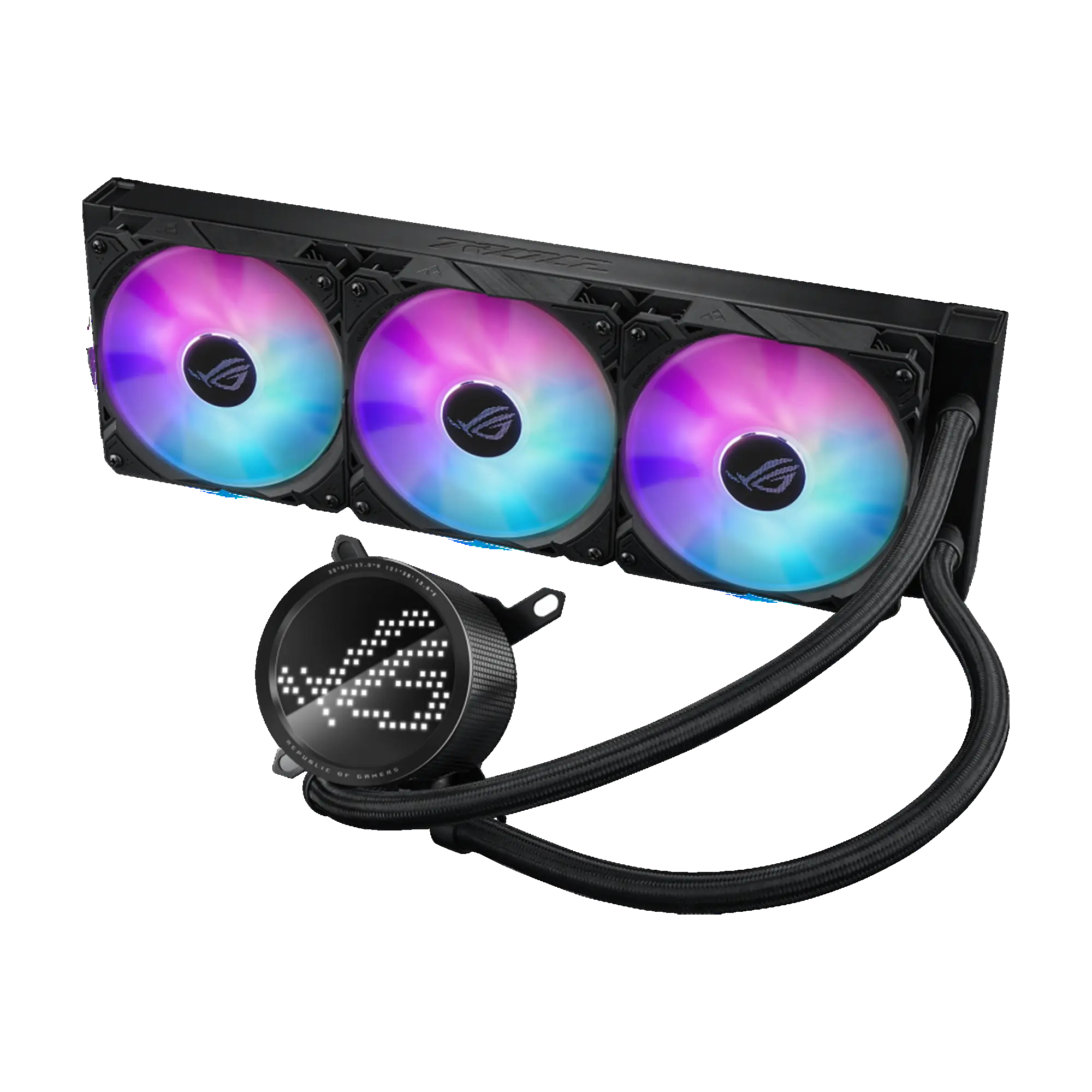 System chłodzenia cieczą ASUS ROG-RYUO-III 360-ARGB Intel: LGA 115x,1366, 2011, 2011-3, 2066 cena - zdjęcie 1