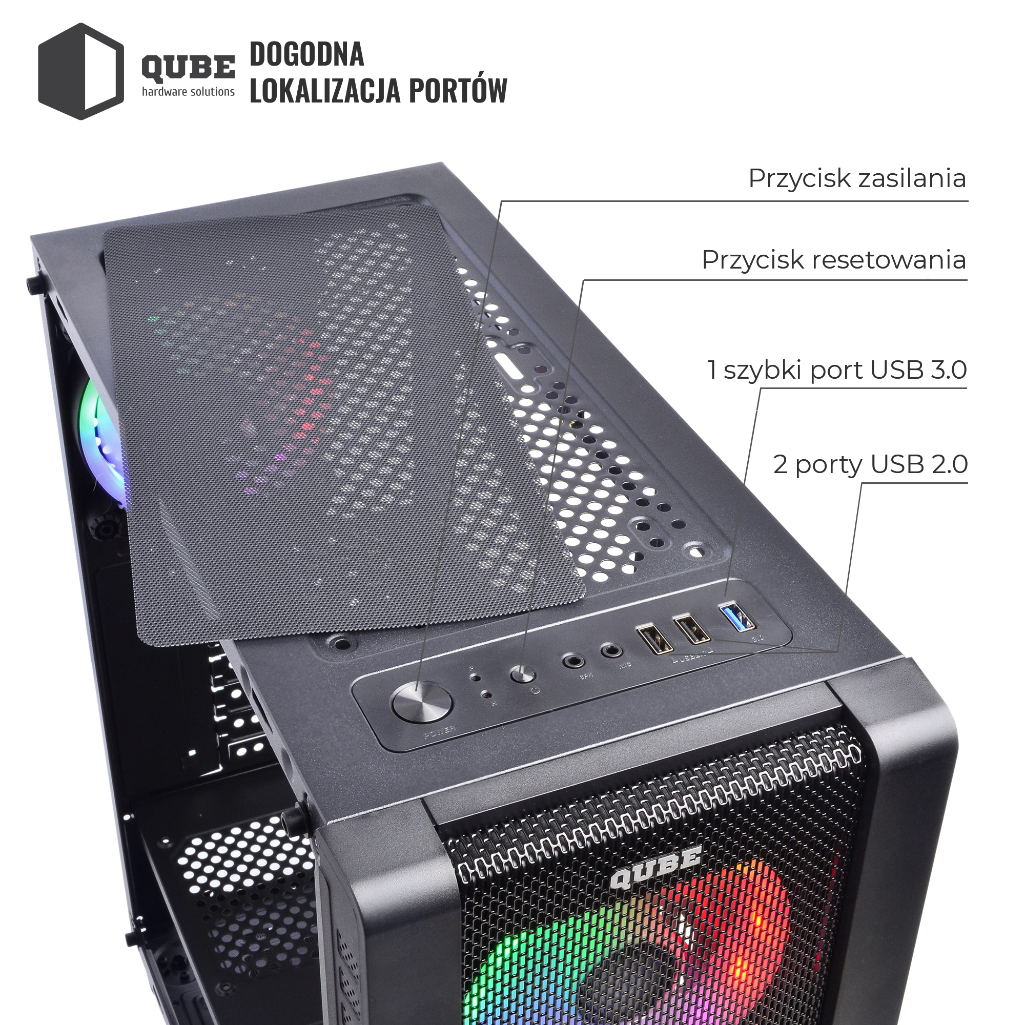 Obudowa QUBE STORM (STORM_F5NU3) cena - zdjęcie 8