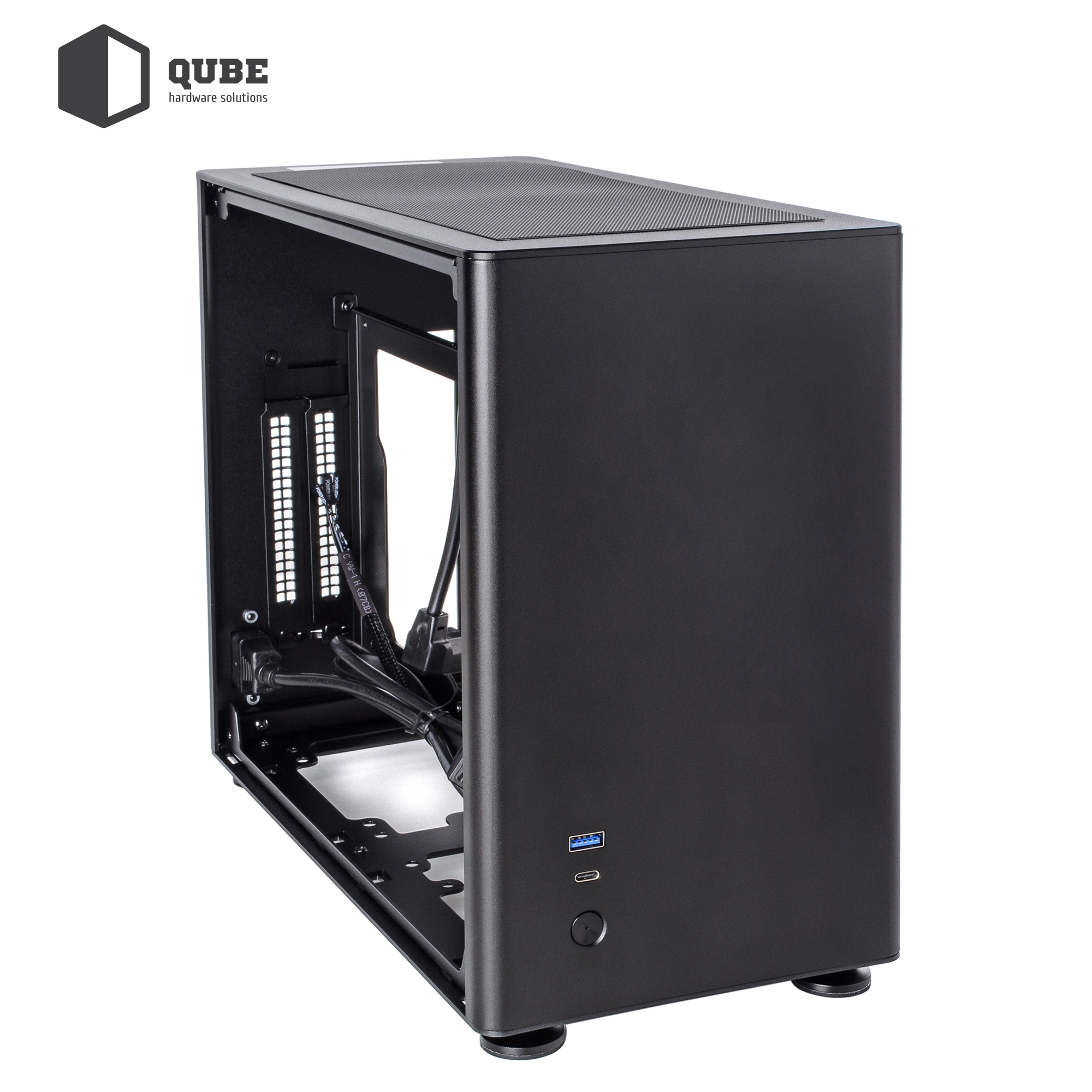 Obudowa QUBE A4 Black (QBA4I_WBNU3) cena - zdjęcie 2