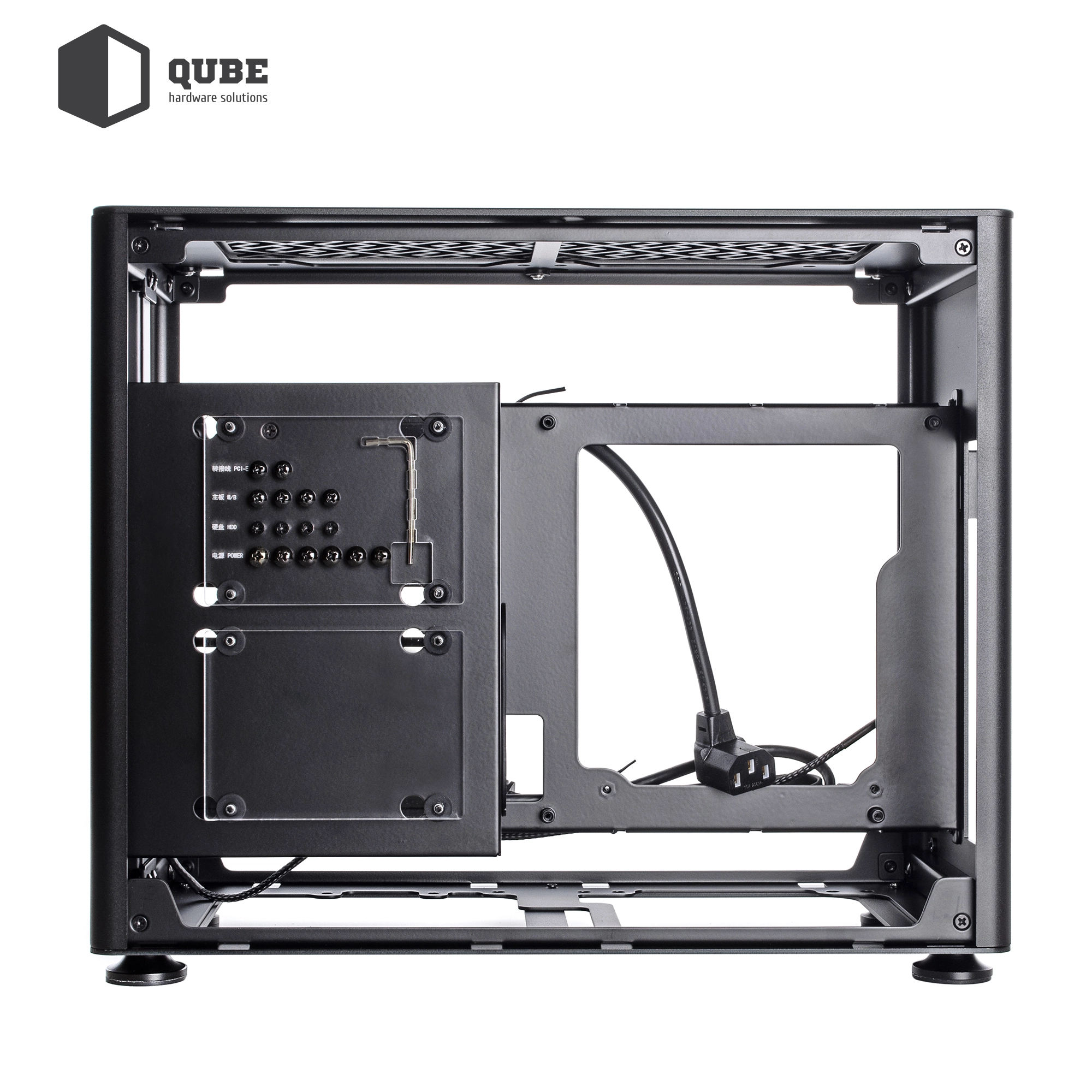 Obudowa QUBE A4 Black (QBA4I_WBNU3) cena - zdjęcie 7