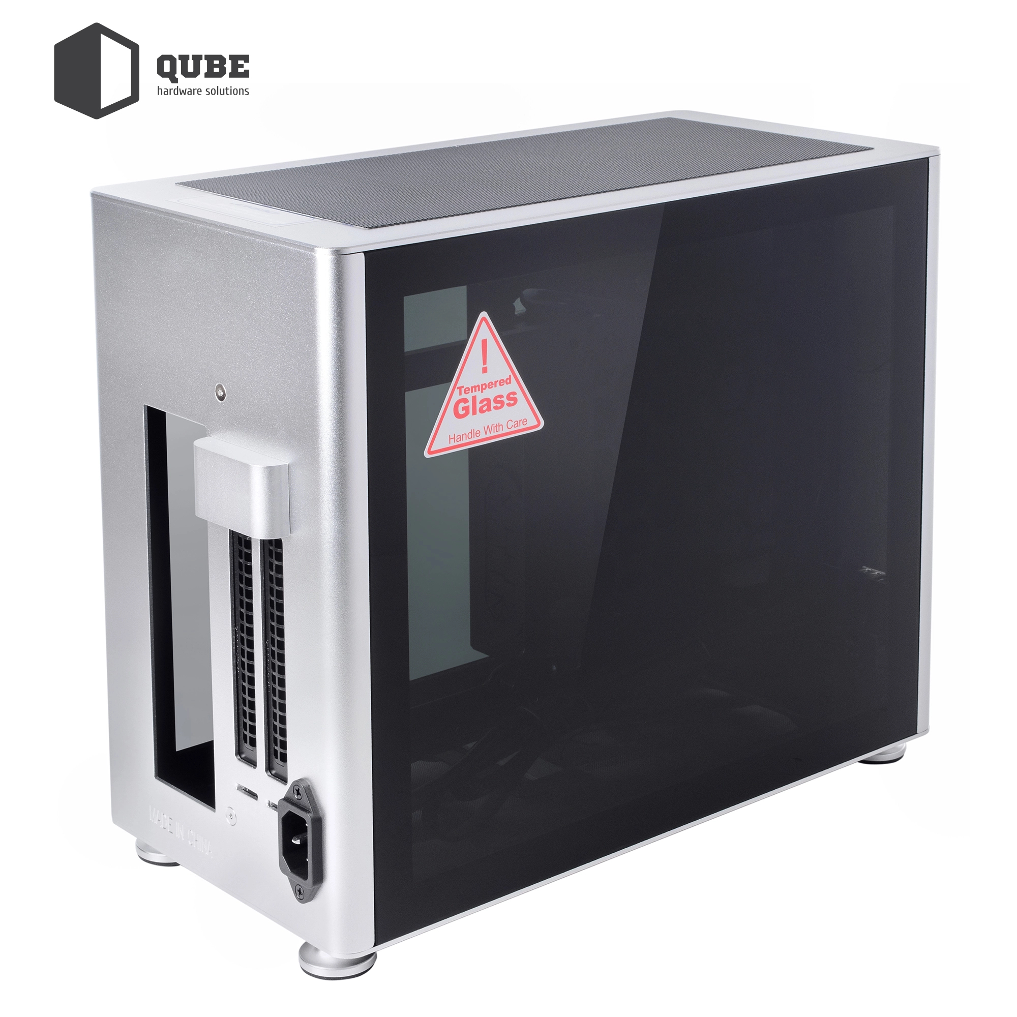 Obudowa QUBE A4 Silver (QBA4I_WSNU3) cena - zdjęcie 1