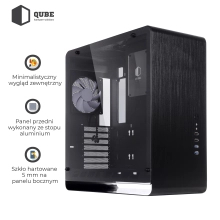 Obudowa QUBE HAWK Black (QBX4A_WBNU3) cena - zdjęcie 11