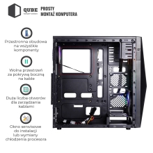 Obudowa QUBE FLASH Black (FLASH_W3NU3) cena - zdjęcie 13