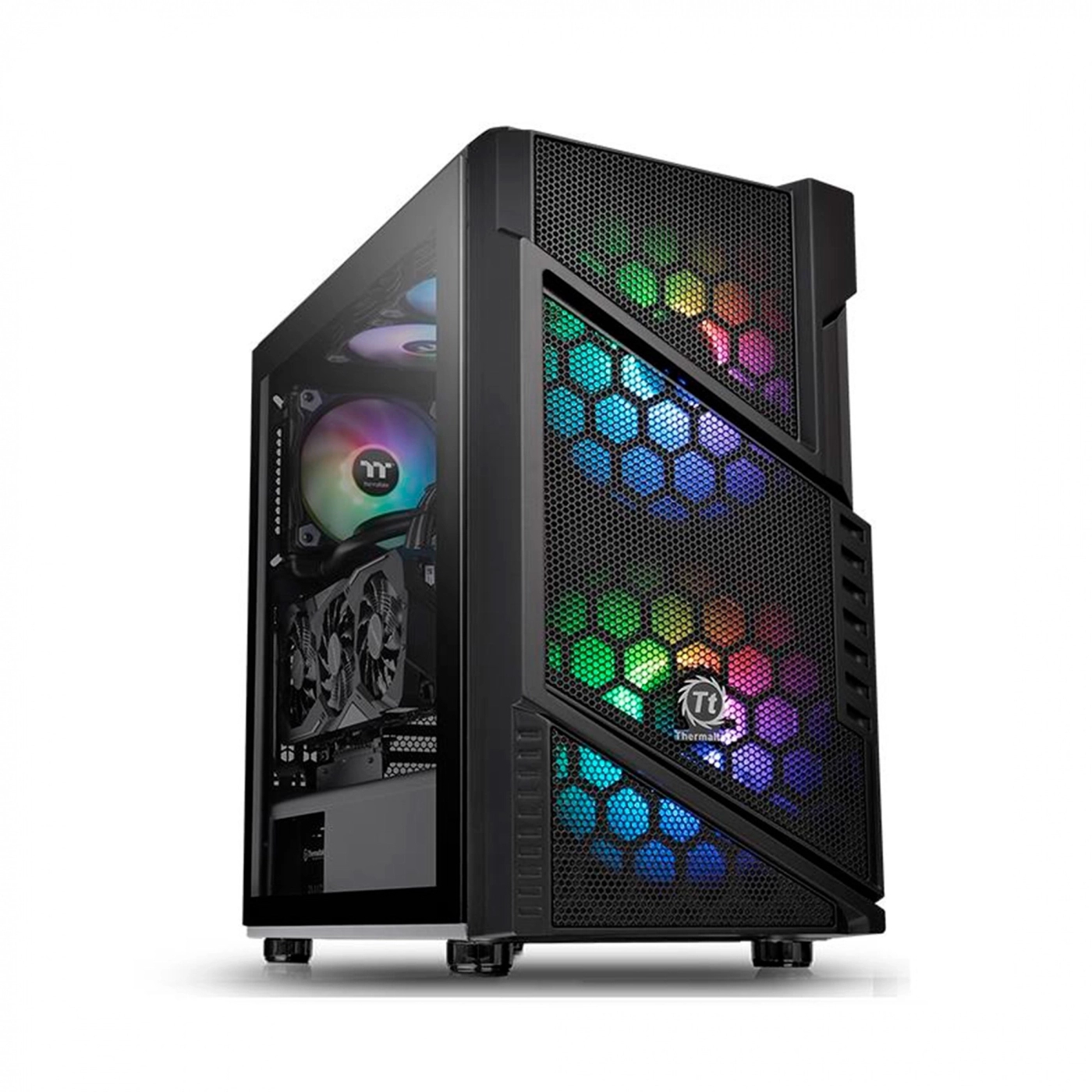Obudowa Thermaltake Commander C31 TG Black ARGB (CA-1N2-00M1WN-00) cena - zdjęcie 0