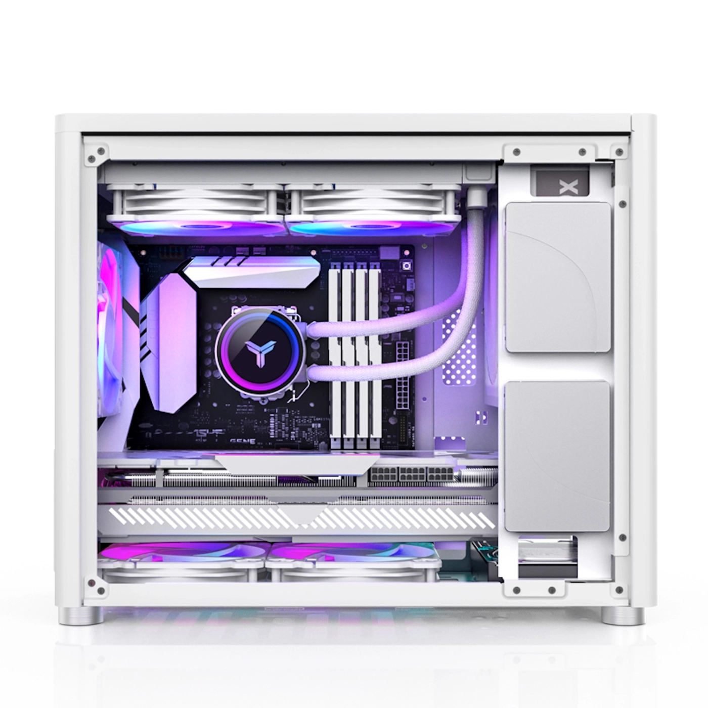 Obudowa JONSBO D30 Aluminum White cena - zdjęcie 7