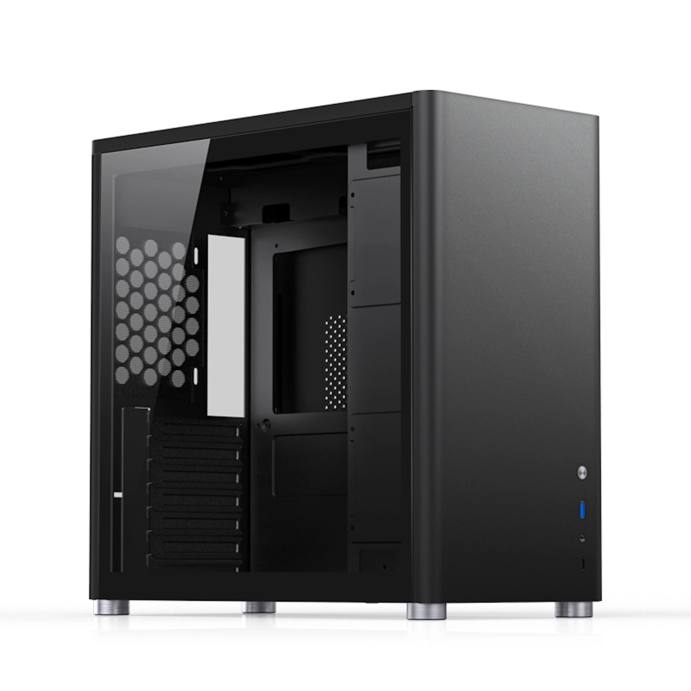 Obudowa JONSBO D40 Aluminum Black cena - zdjęcie 0