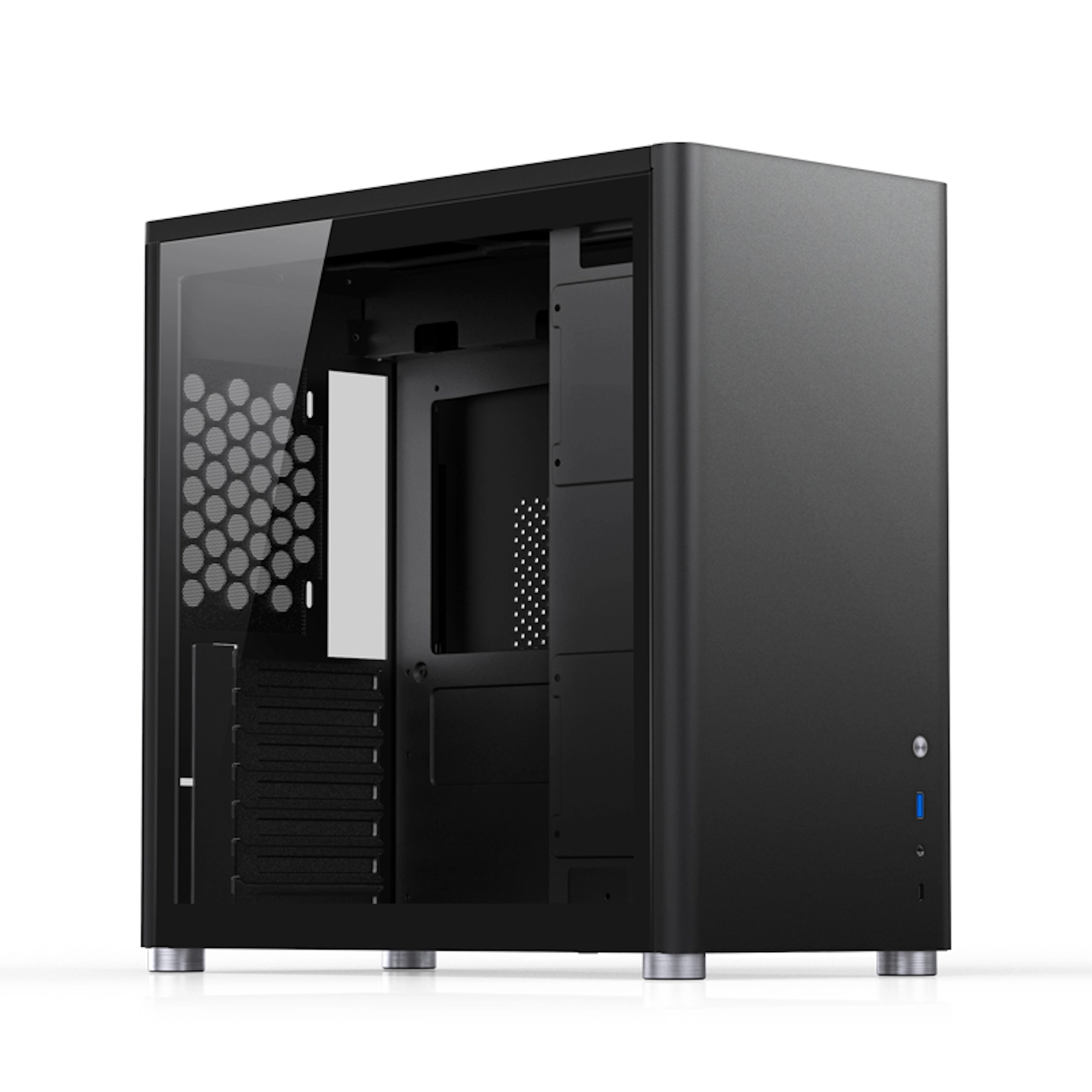 Obudowa JONSBO D40 Aluminum Black cena - zdjęcie 0