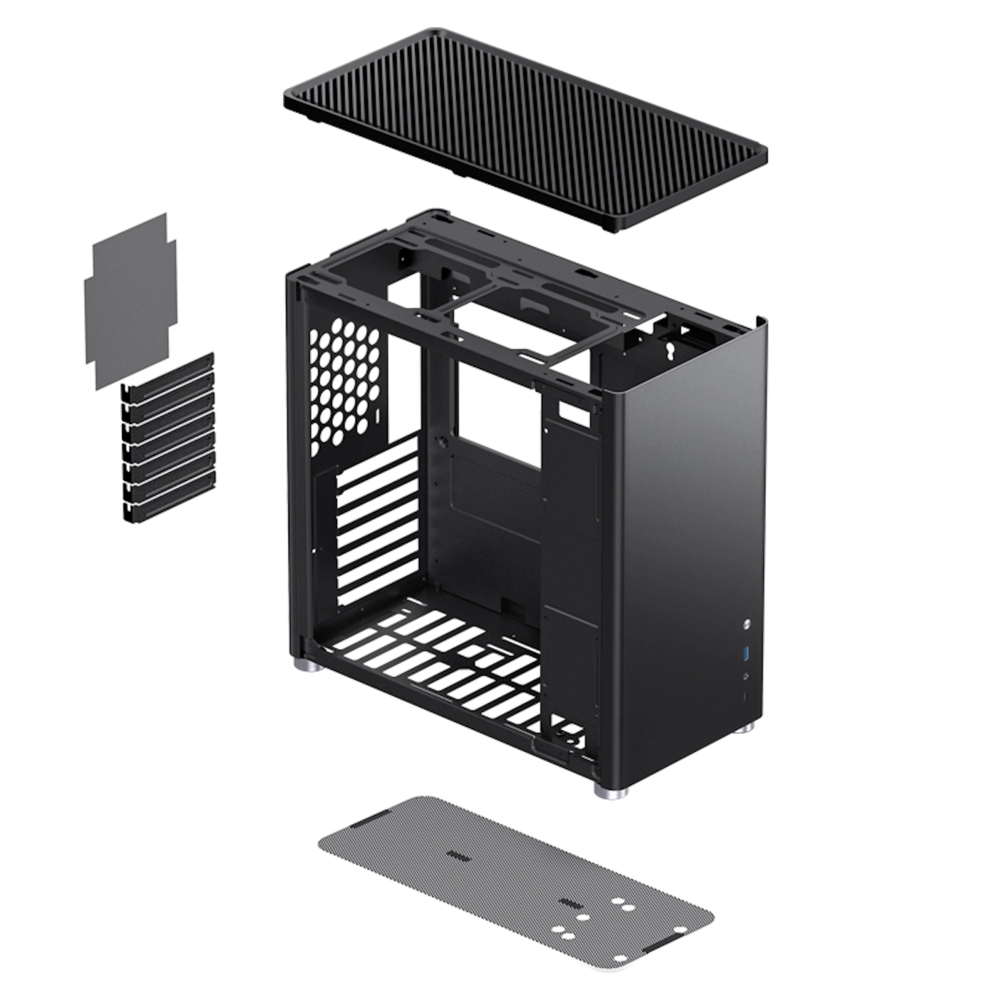 Obudowa JONSBO D40 Aluminum Black cena - zdjęcie 9