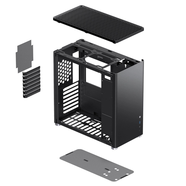 Obudowa JONSBO D40 Aluminum Black cena - zdjęcie 9