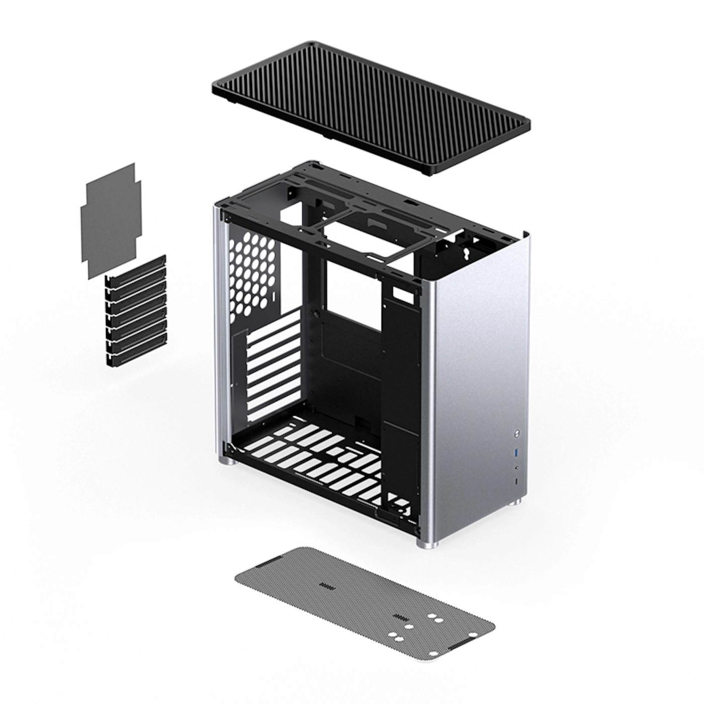 Obudowa JONSBO D40 Aluminum Silver cena - zdjęcie 8