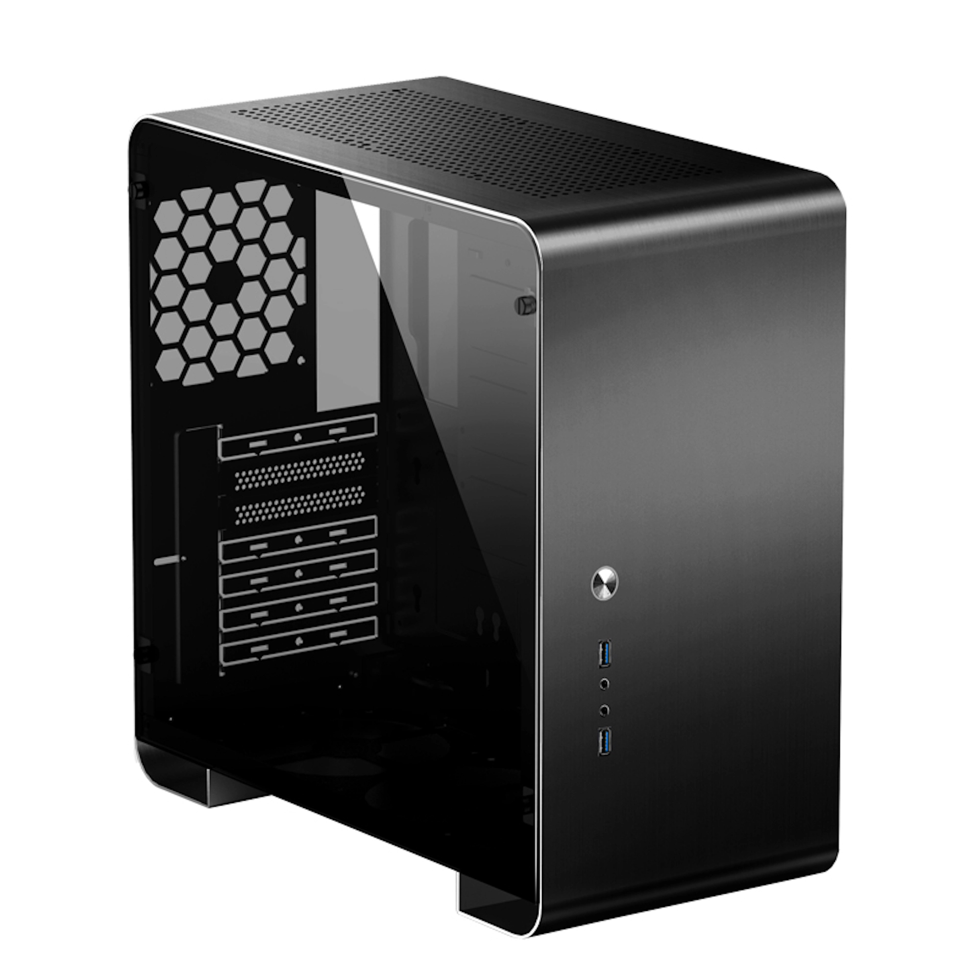 Obudowa JONSBO U4 PLUS Aluminium Black cena - zdjęcie 3