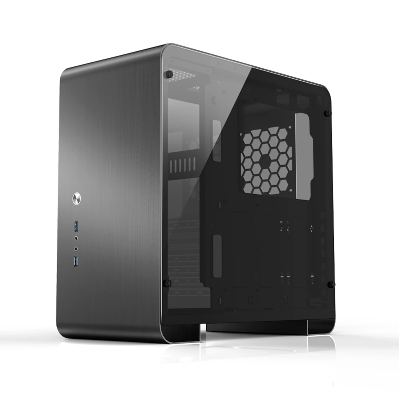 Obudowa JONSBO U4 PLUS Aluminium Black cena - zdjęcie 4