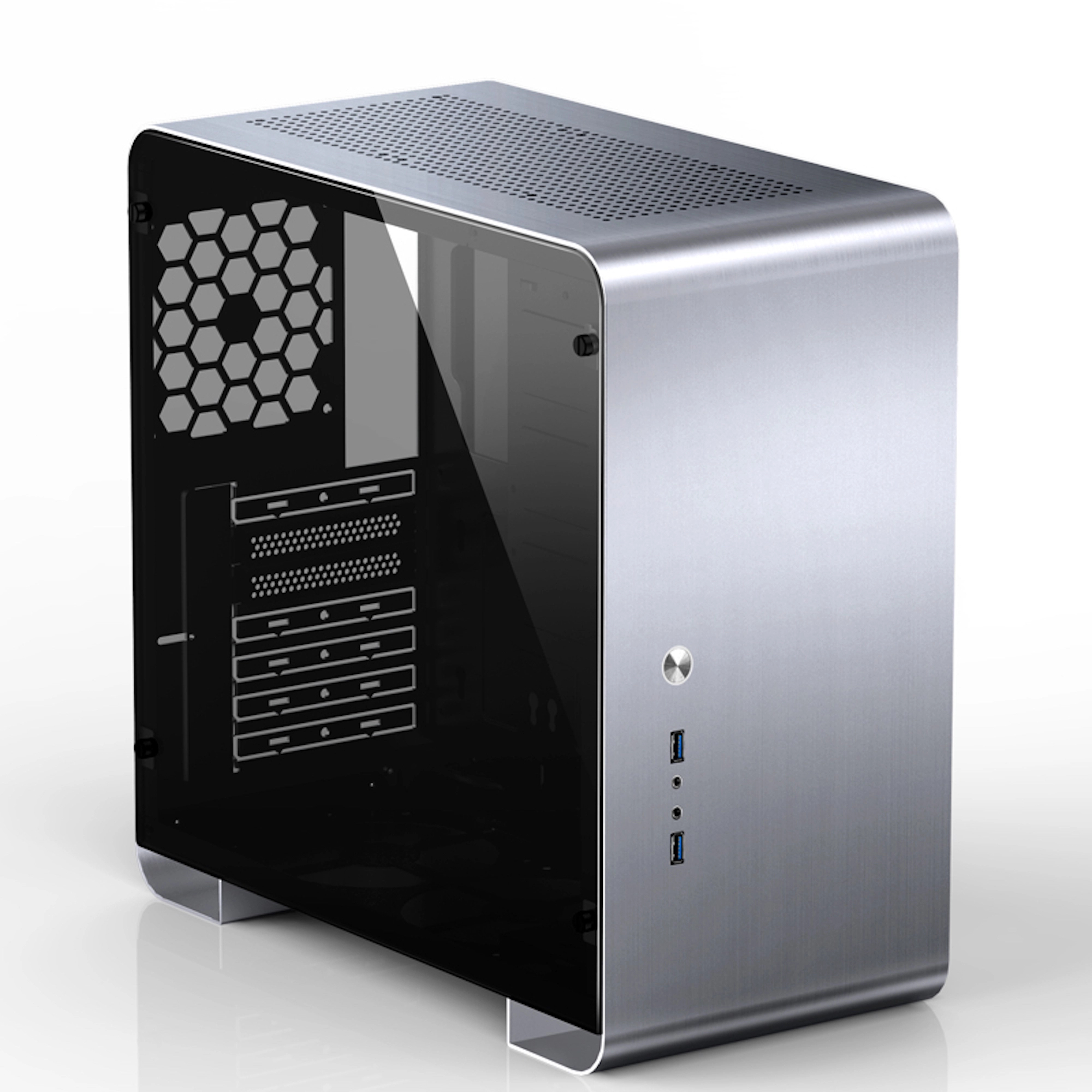 Obudowa JONSBO U4 PLUS Aluminium Silver cena - zdjęcie 4