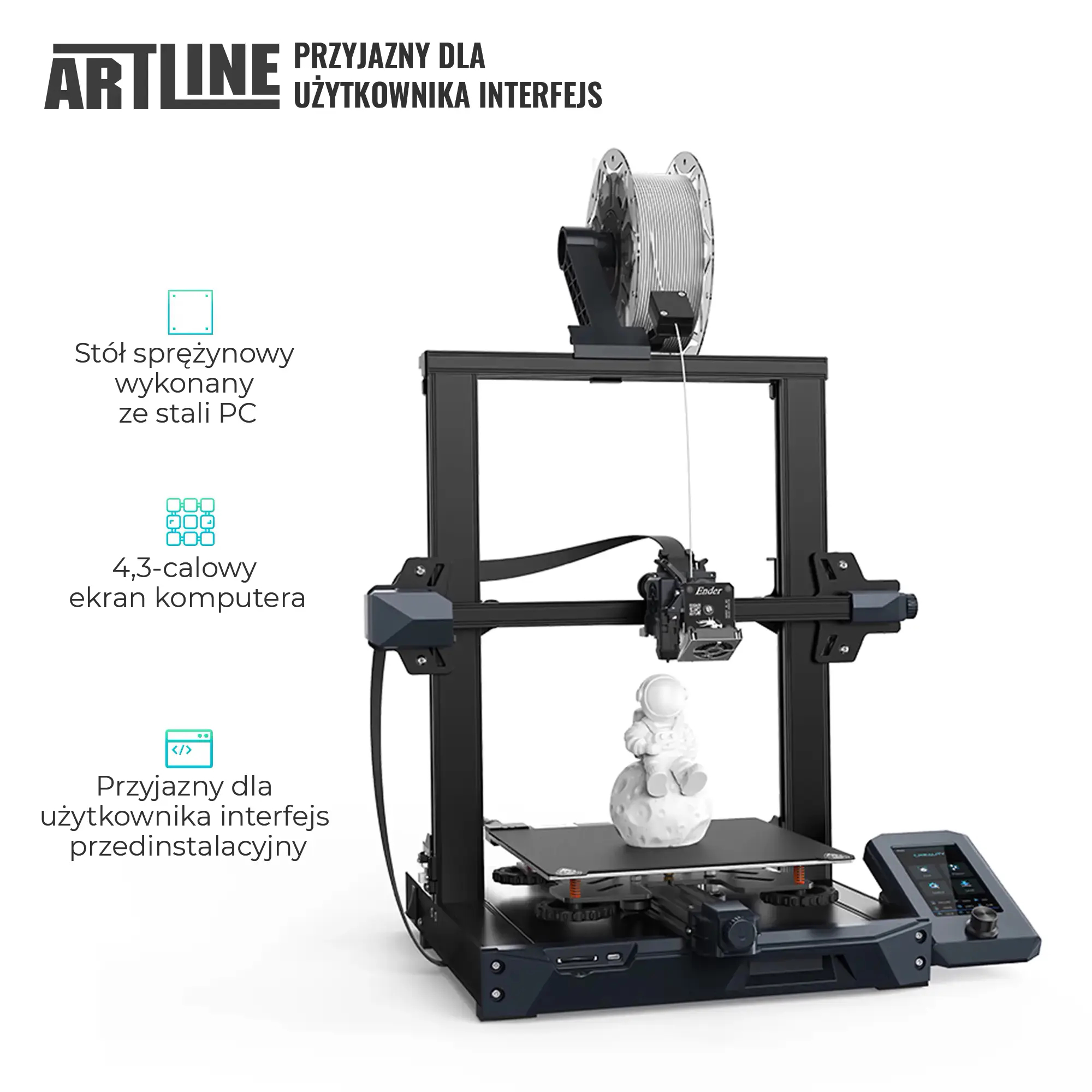 Drukarka 3D Creality Ender-3 S1 cena - zdjęcie 3