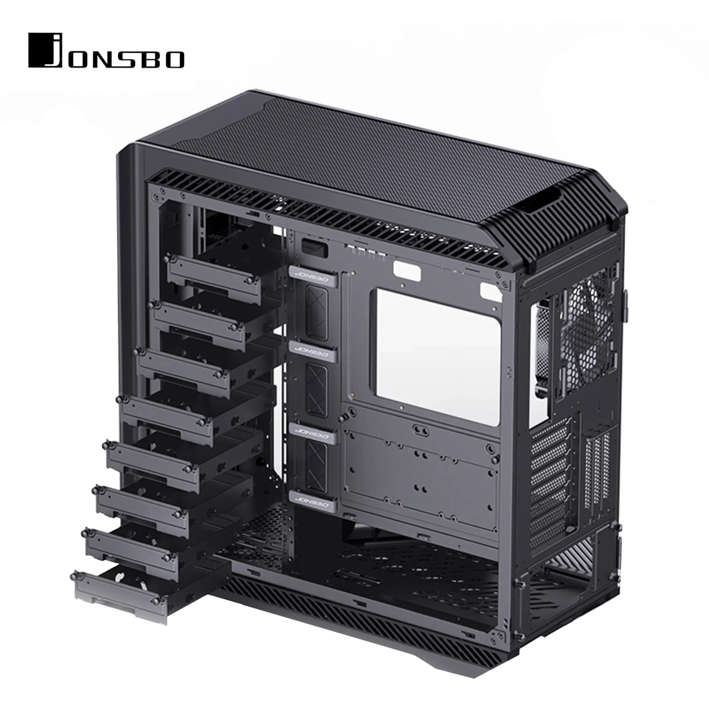 Obudowa JONSBO D500 Black cena - zdjęcie 6