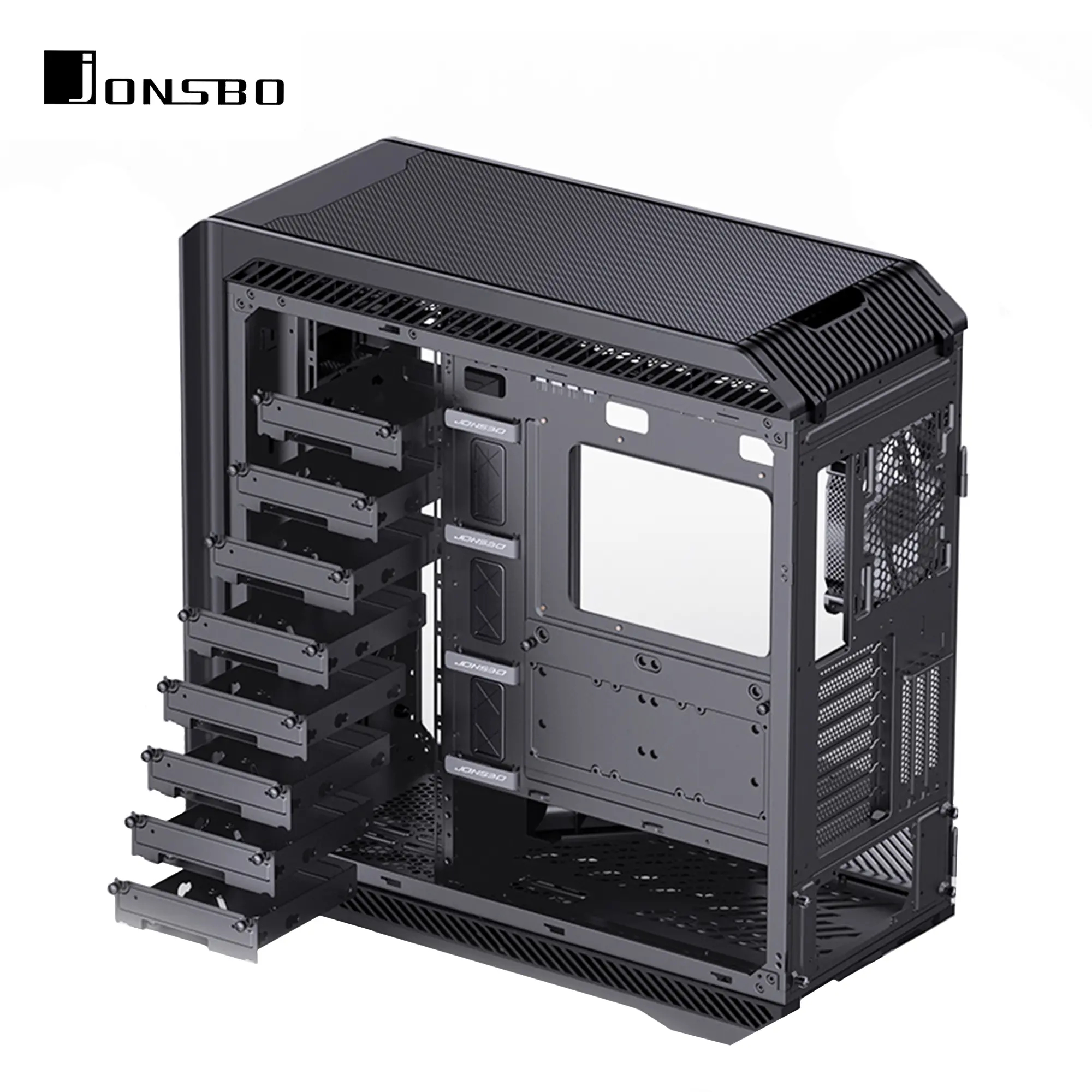 Obudowa JONSBO D500 Black cena - zdjęcie 6