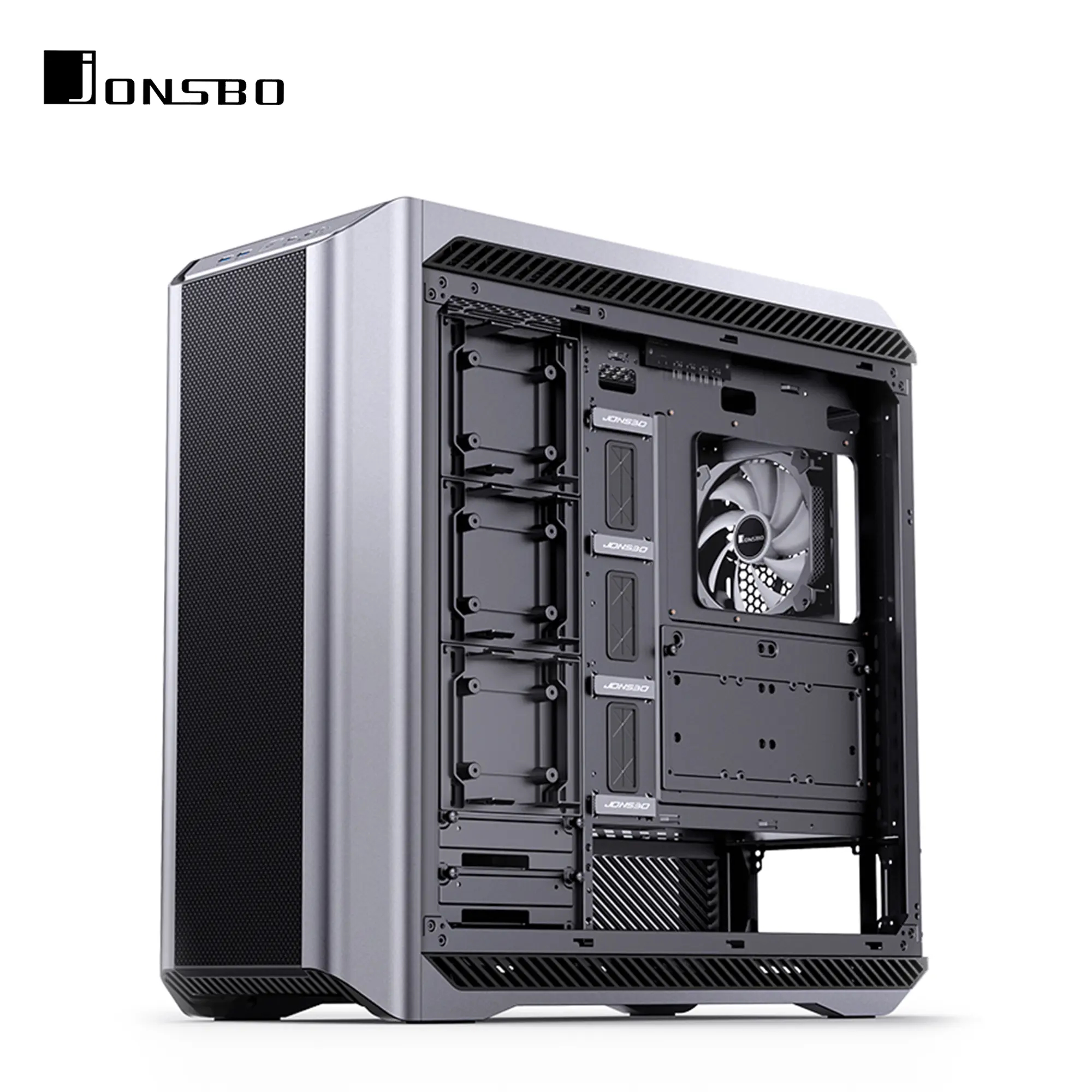 Obudowa JONSBO D500 Silver cena - zdjęcie 12