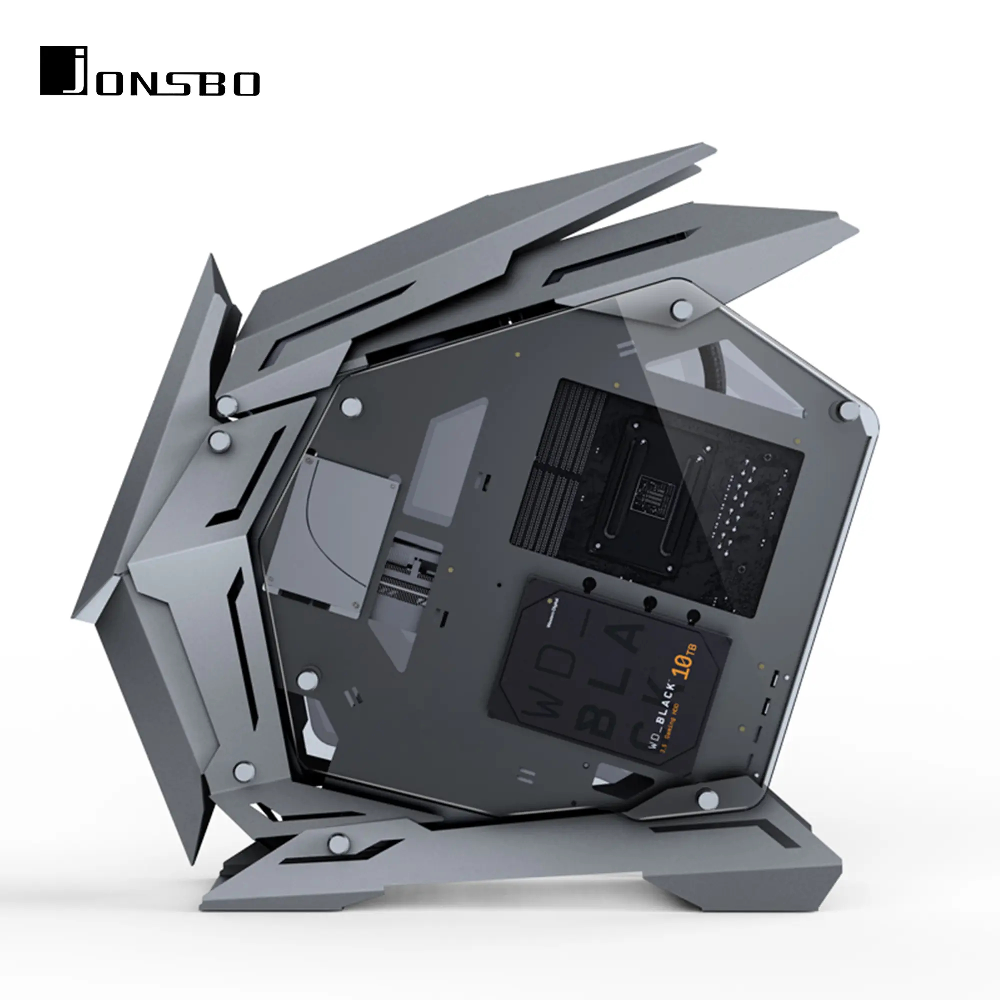 Obudowa JONSBO MOD-3 mini Gray cena - zdjęcie 9