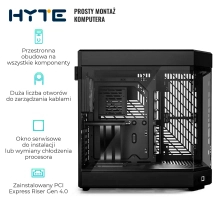 Obudowa Hyte Y60 Black (CS-HYTE-Y60-B) cena - zdjęcie 15