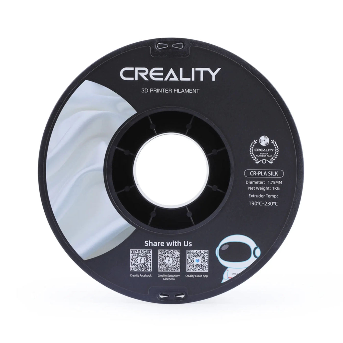 Filament PLA do drukarki 3D CREALITY Jedwabisty blask 1kg, 1.75mm, Fioletowy (3301120005) cena - zdjęcie 2