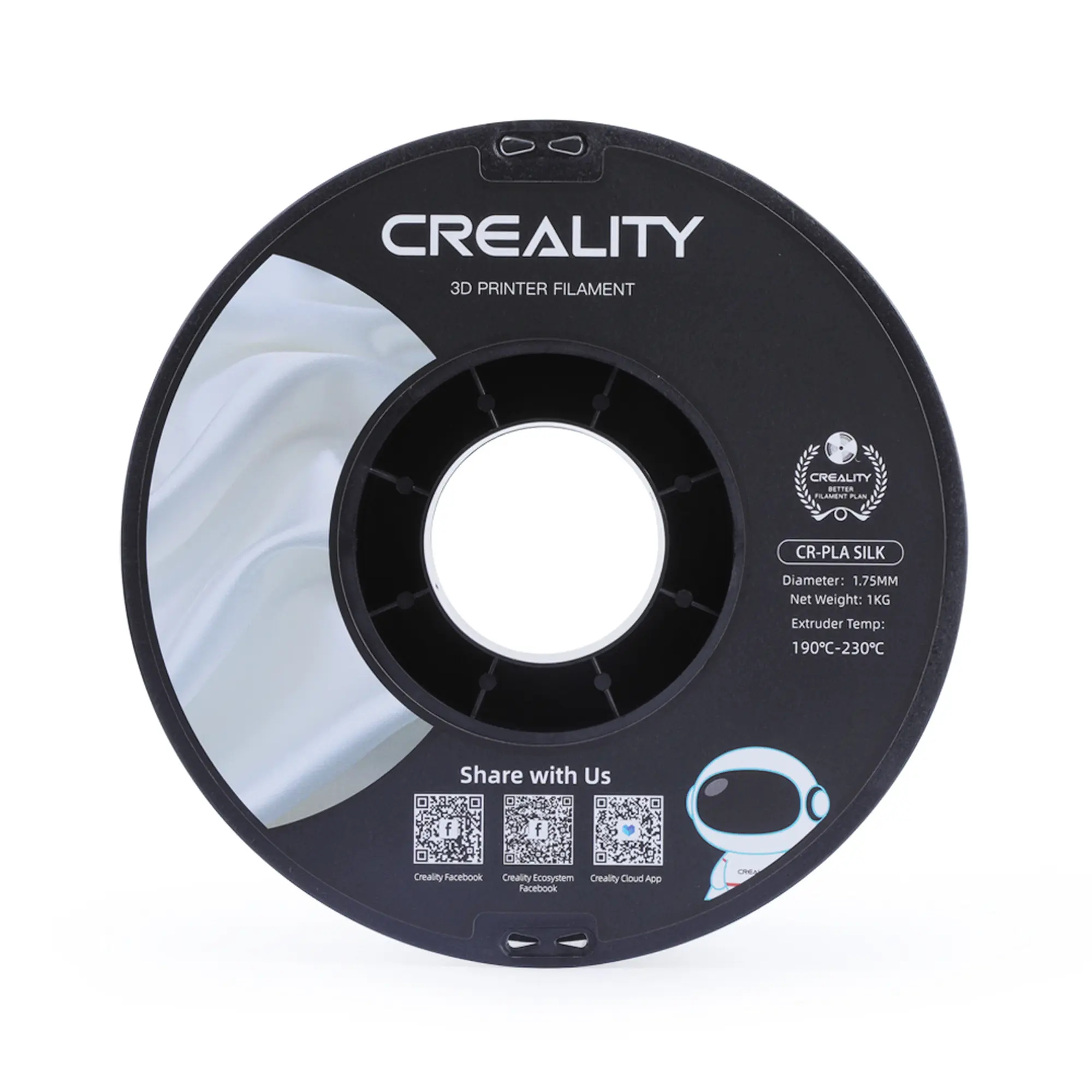 Filament PLA do drukarki 3D CREALITY Jedwabisty blask 1kg, 1.75mm, Fioletowy (3301120005) cena - zdjęcie 2