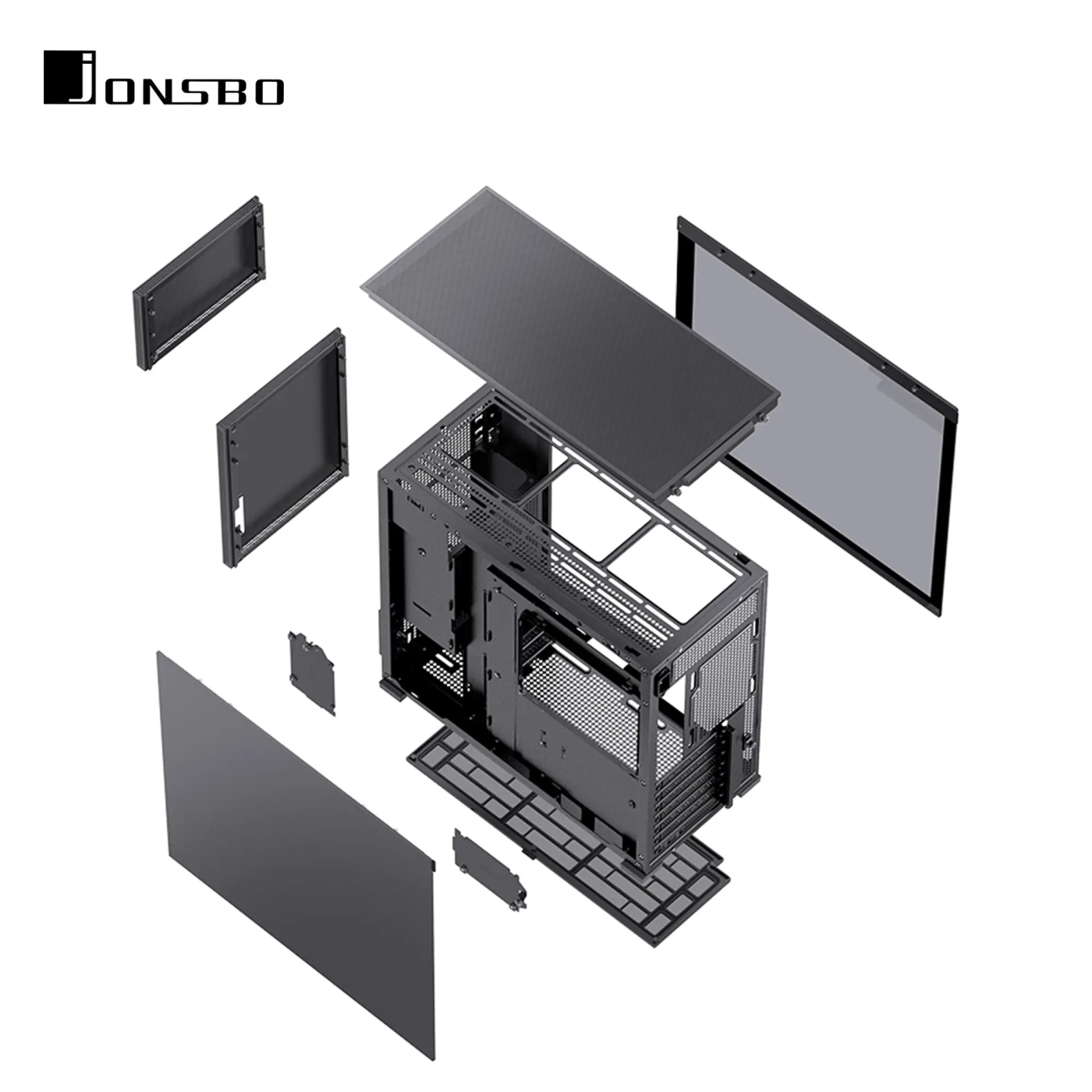 Obudowa JONSBO D41 MESH Black cena - zdjęcie 11