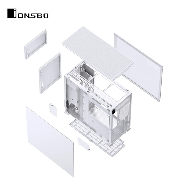 Obudowa JONSBO D41 MESH White cena - zdjęcie 11