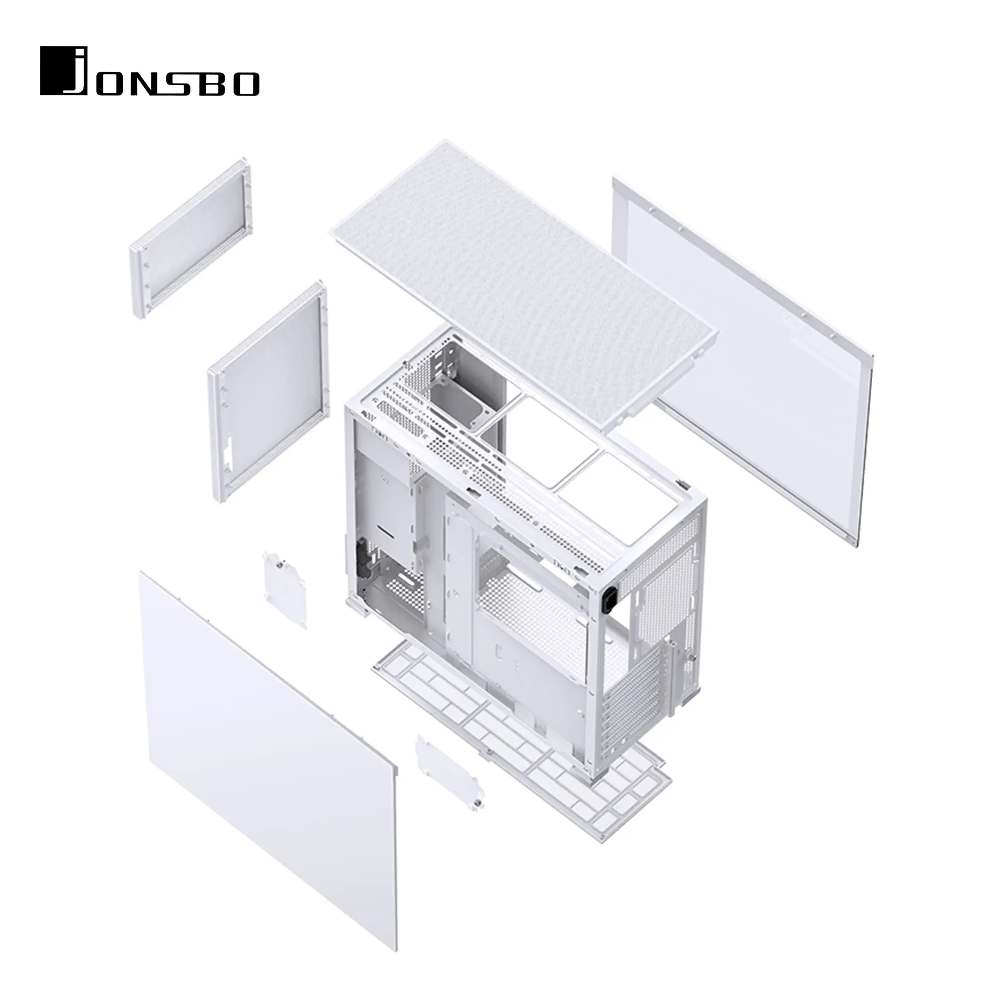 Obudowa JONSBO D41 MESH White cena - zdjęcie 11