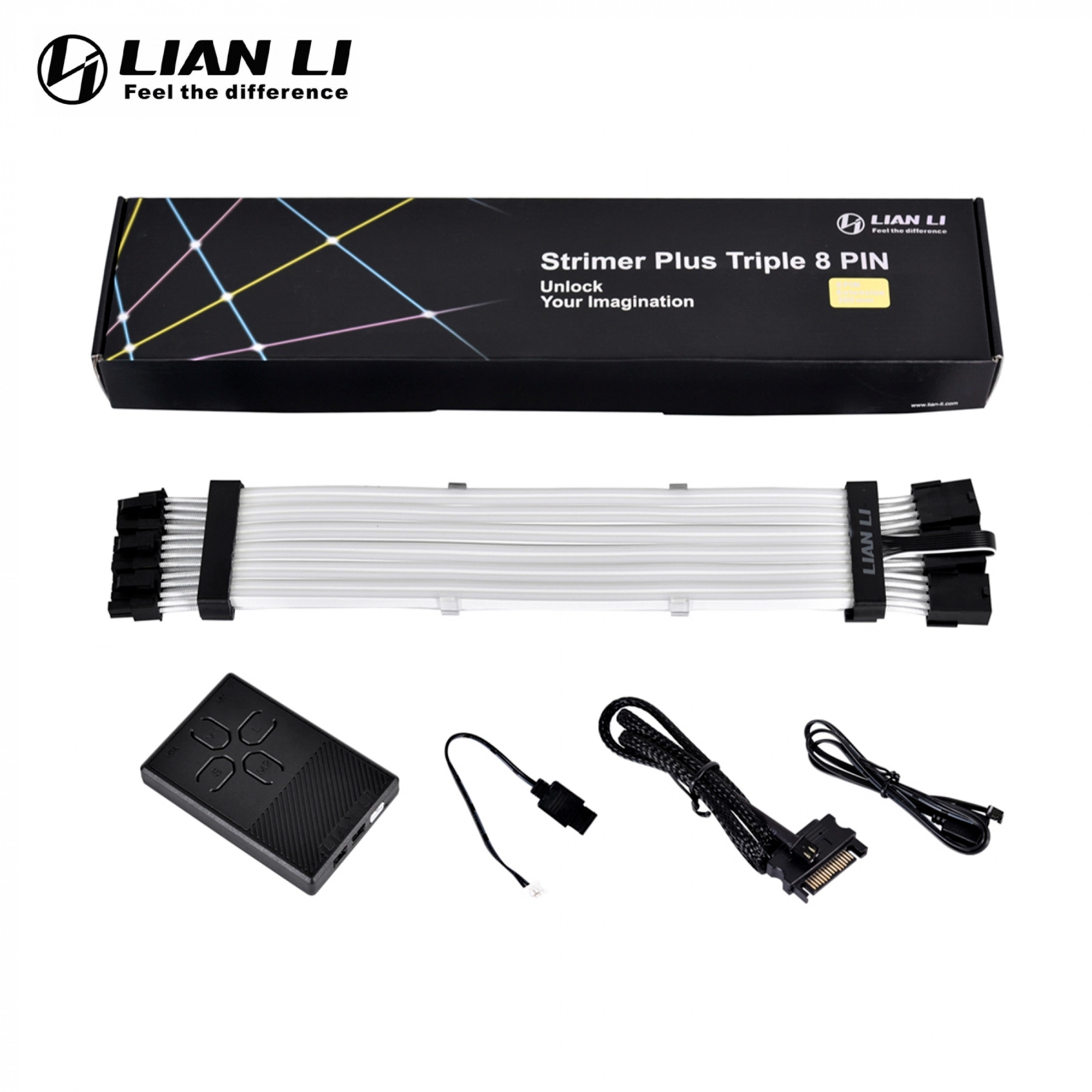 Kabel zasilający LIAN LI ARGB Strimer plus 3x8 pin VGA (G89.PW12-V2.00) cena - zdjęcie 3