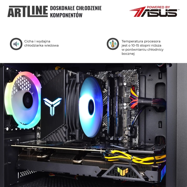 Komputer gamingowy ARTLINE Gaming X65 Ryzen 5 3600 RTX 3060 12GB NM1610 cena - zdjęcie 2