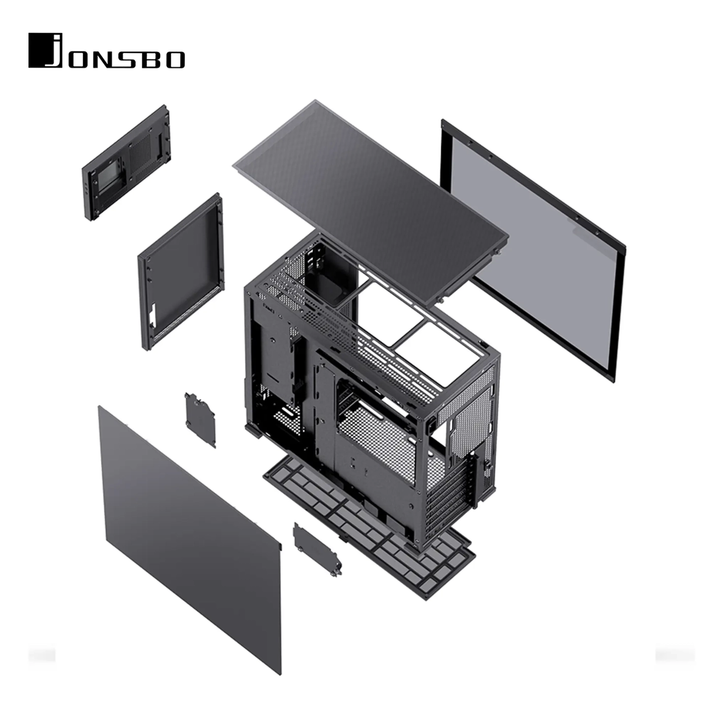 Obudowa JONSBO D41 MESH SC Black cena - zdjęcie 9