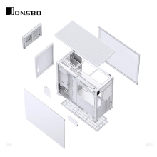 Obudowa JONSBO D41 MESH SC White cena - zdjęcie 9