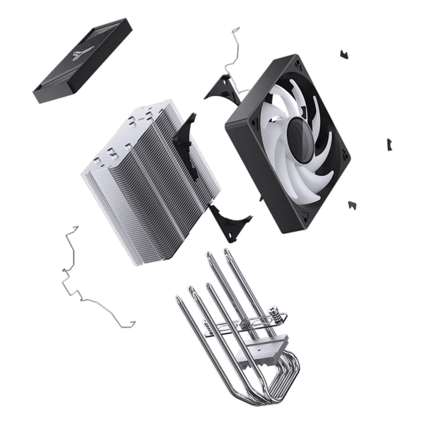 Chłodzenie procesora Jonsbo CR-1000 V2 (ARGB) Black cena - zdjęcie 12