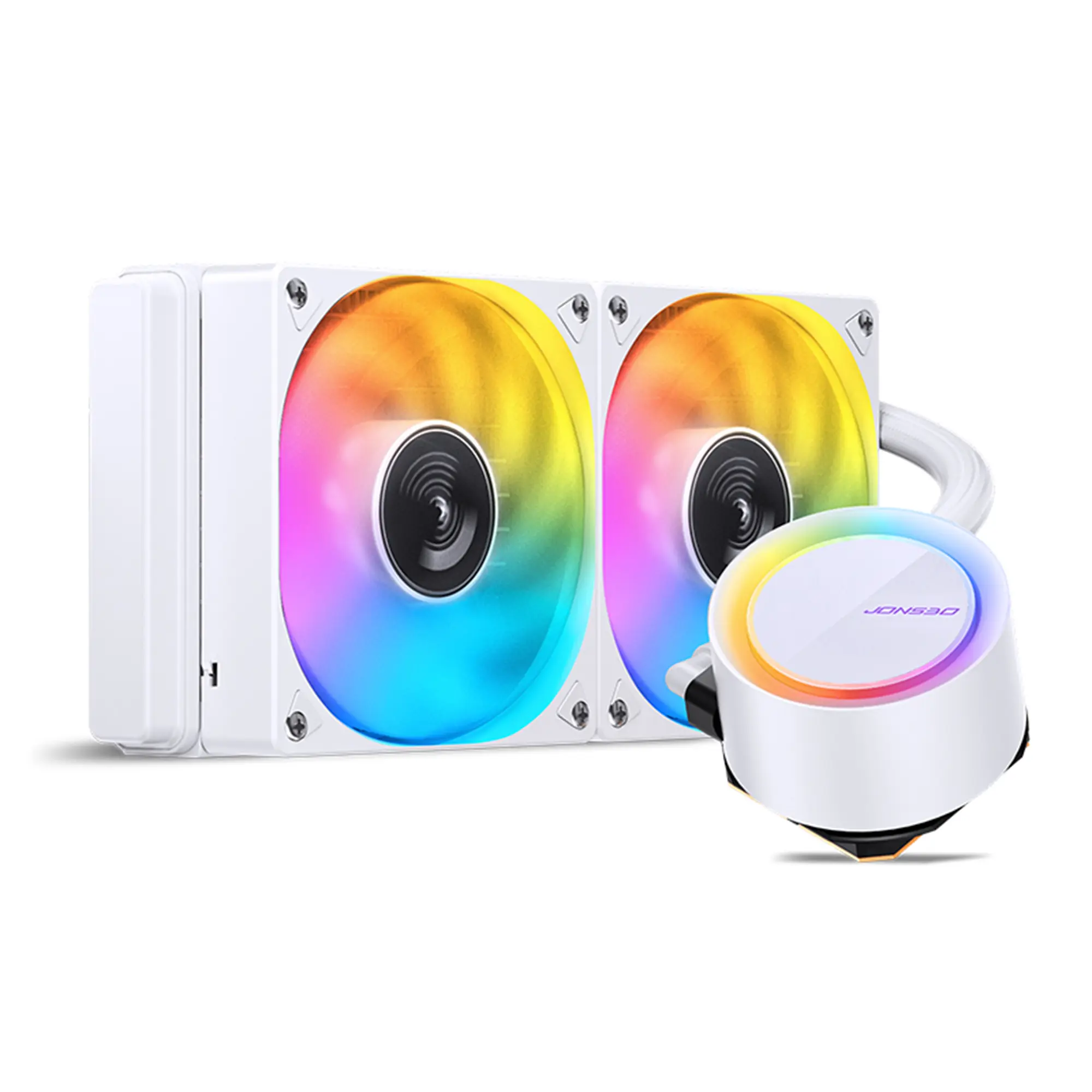 System chłodzenia cieczą Jonsbo TG-240 White cena - zdjęcie 0