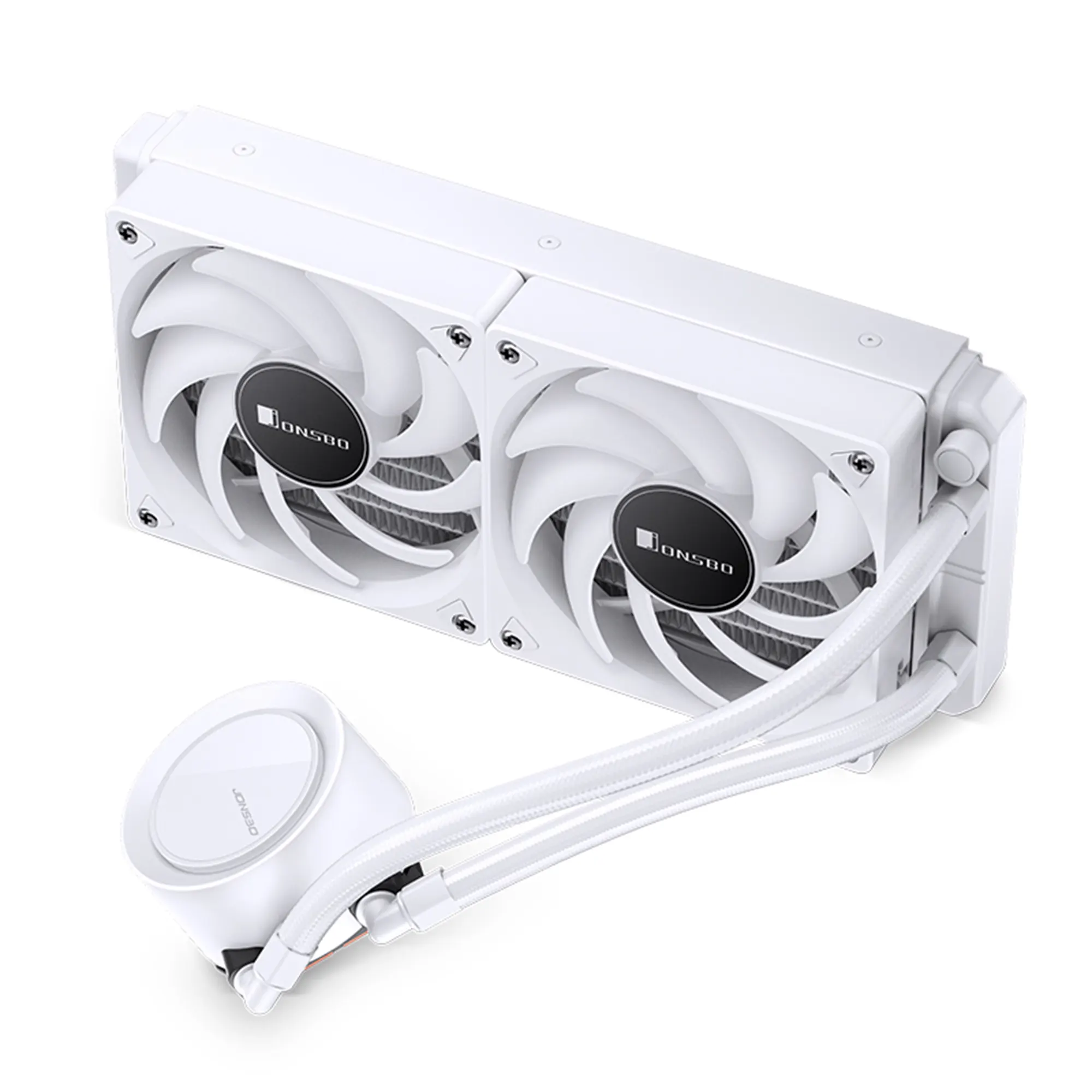 System chłodzenia cieczą Jonsbo TG-240 White cena - zdjęcie 2