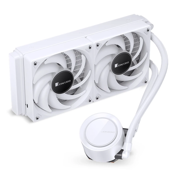 System chłodzenia cieczą Jonsbo TG-240 White cena - zdjęcie 3