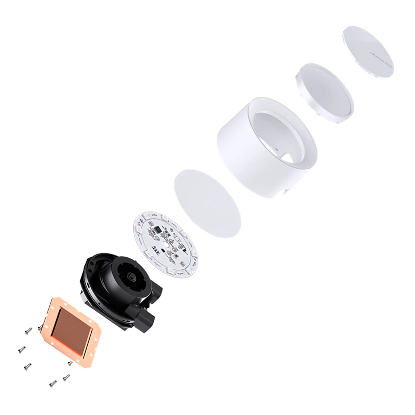 System chłodzenia cieczą Jonsbo TG-240 White cena - zdjęcie 7