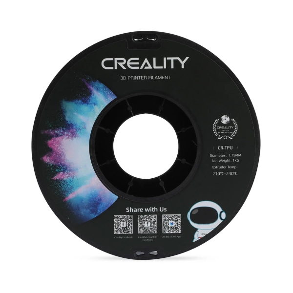 Filament TPU (tworzywo sztuczne) do drukarki 3D CREALITY 1 kg, 1,75 mm, niebieski (3301040039) cena - zdjęcie 2